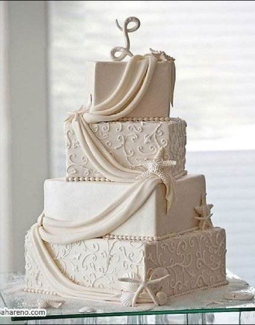Wedding cake carré - 8