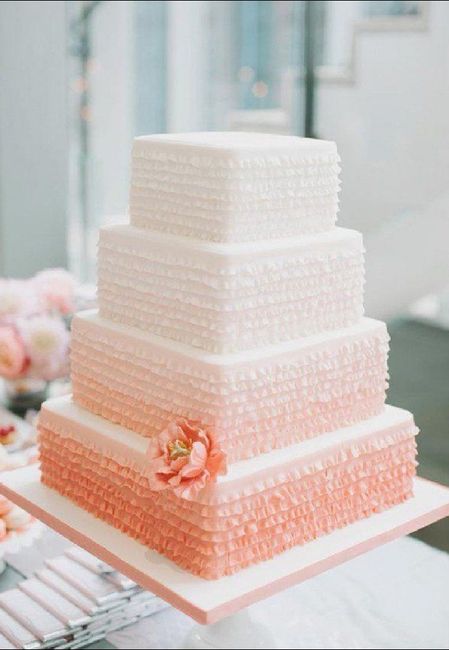 Wedding cake carré - 10