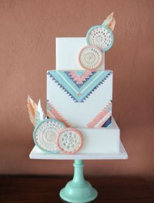 Wedding cake carré - 11