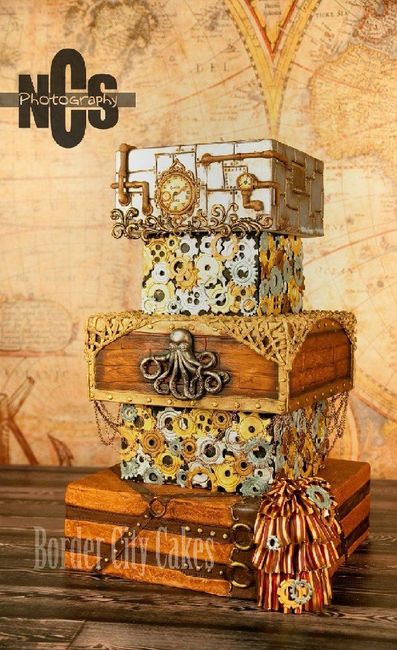 Wedding cake carré - 15