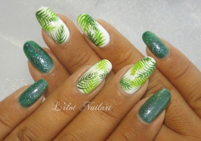 Nail art végétal - 4
