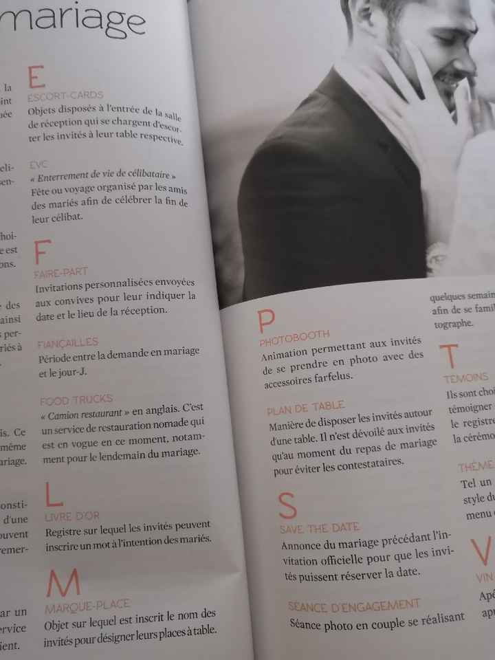 Le lexique du mariage - 3