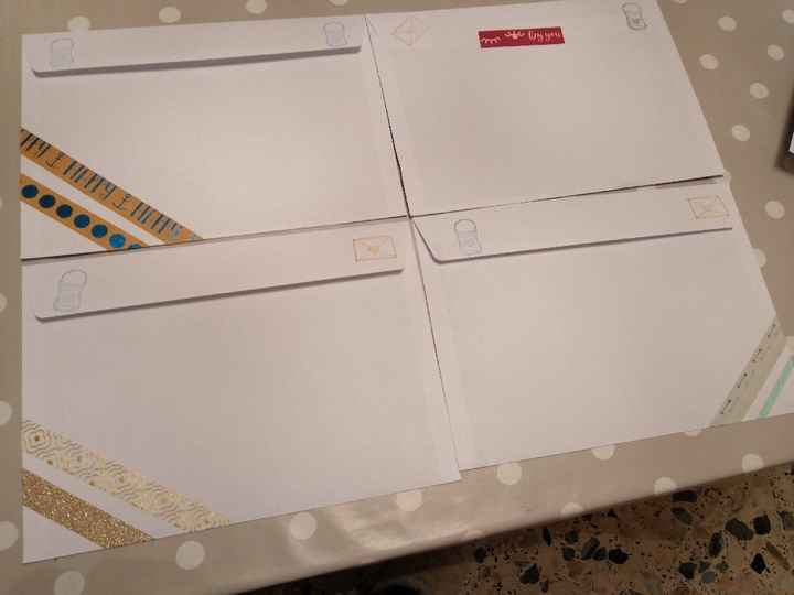Enveloppes pour les faire parts - 3
