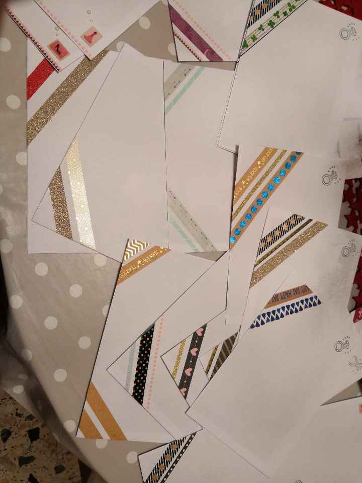 Enveloppes pour les faire parts - 5
