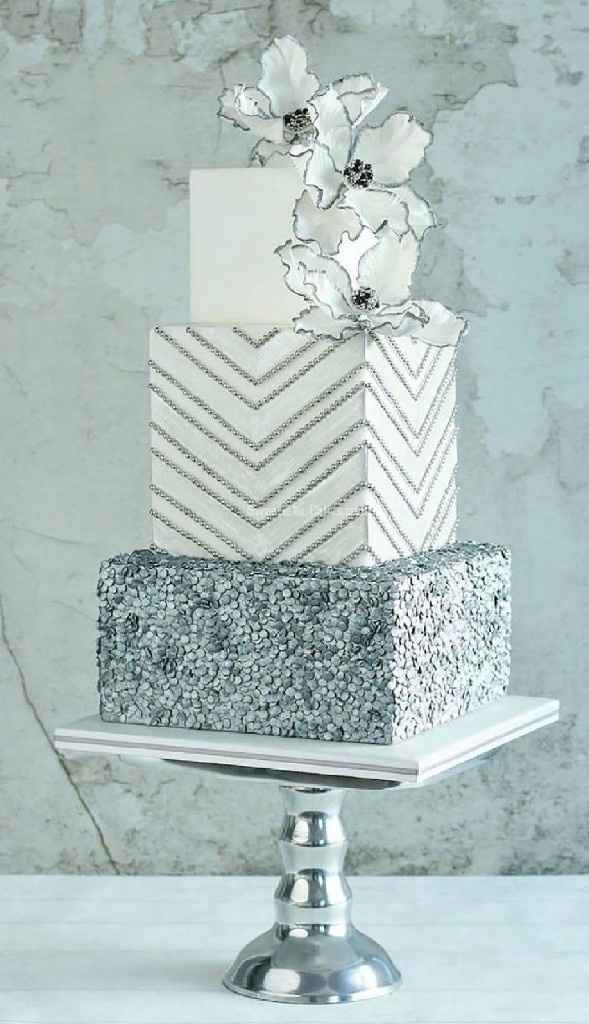 Wedding cake carré - 23
