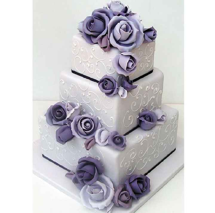 Wedding cake carré - 24