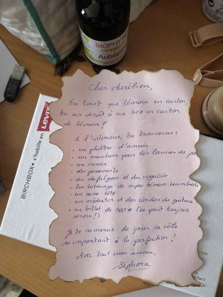 Pochette cadeau témoin et dh - 4