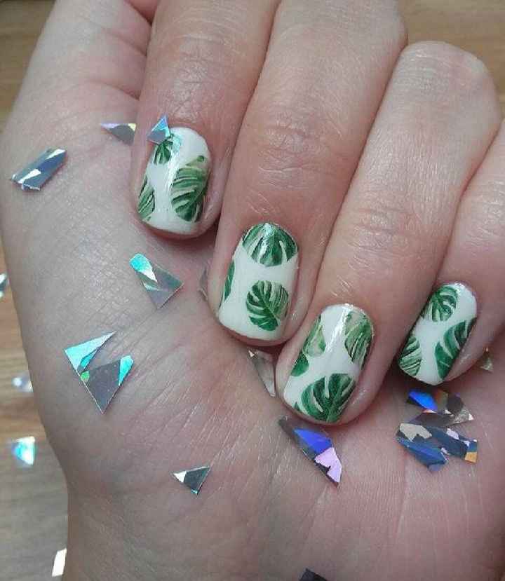 Nail art végétal - 3