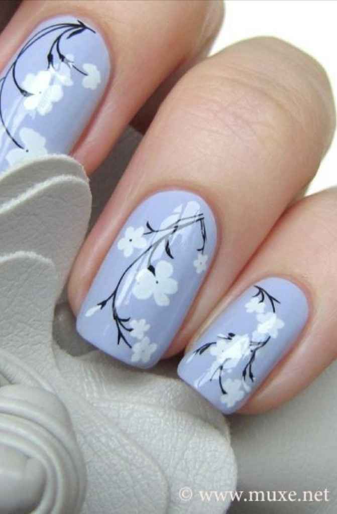 Nail art végétal - 7