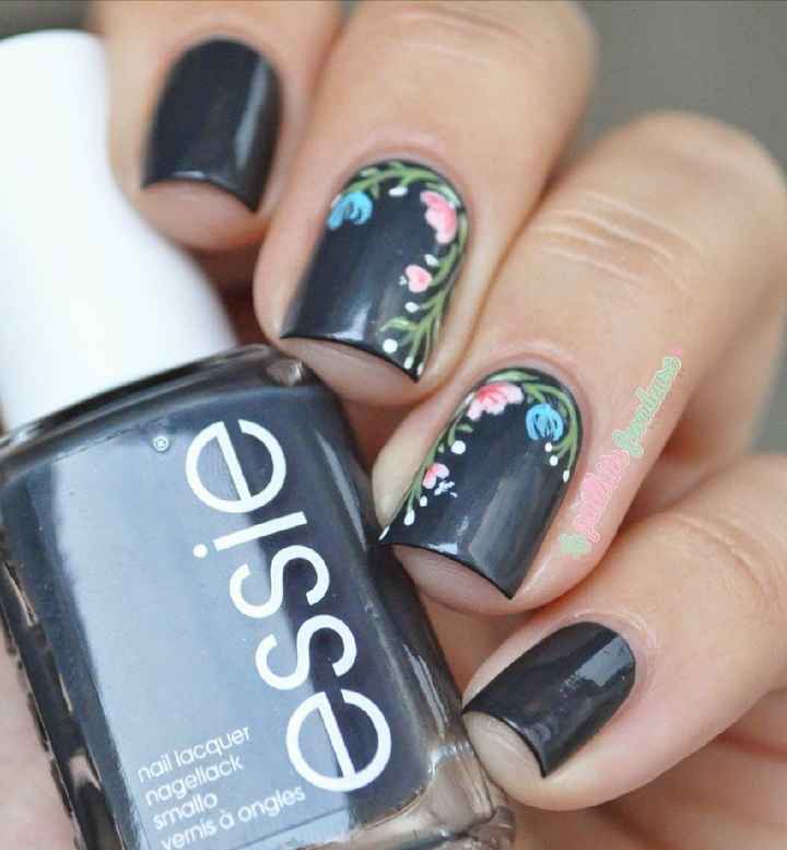 Nail art végétal - 8