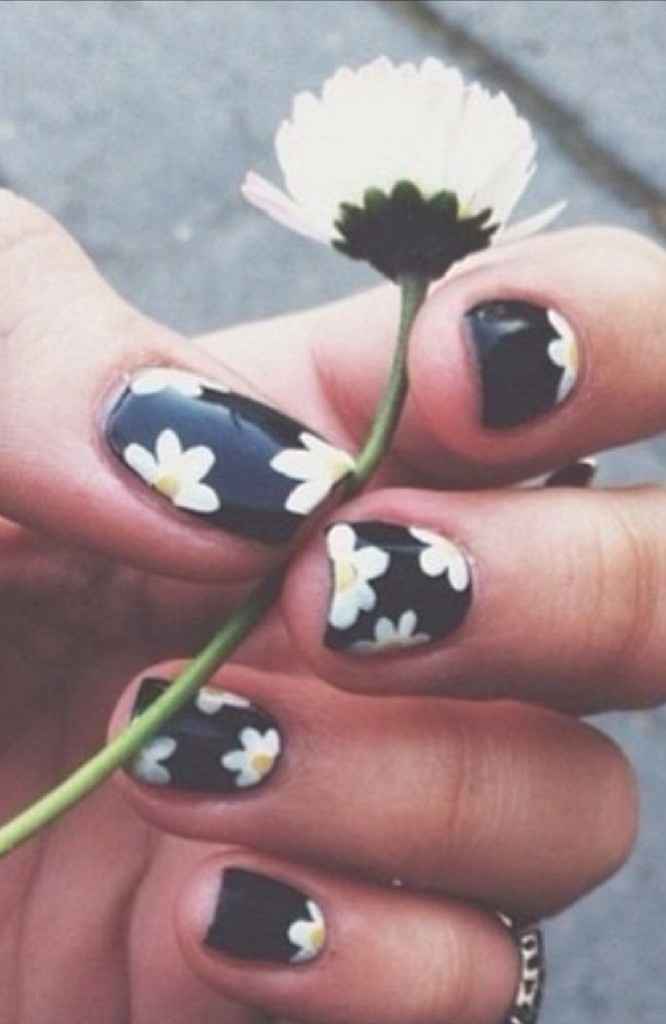 Nail art végétal - 9