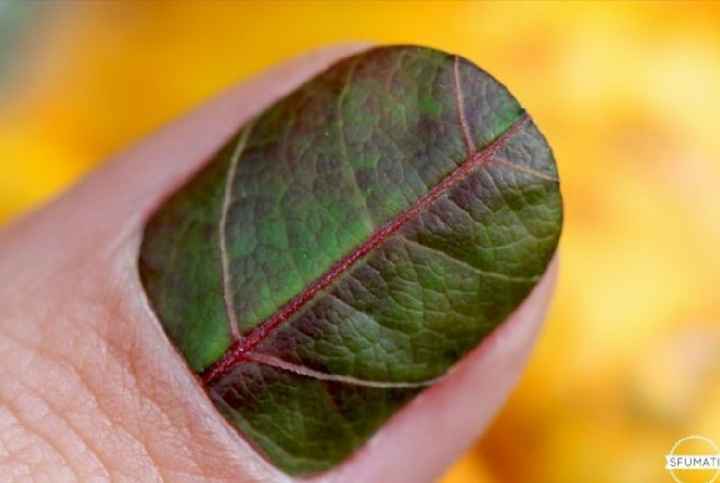 Nail art végétal - 10