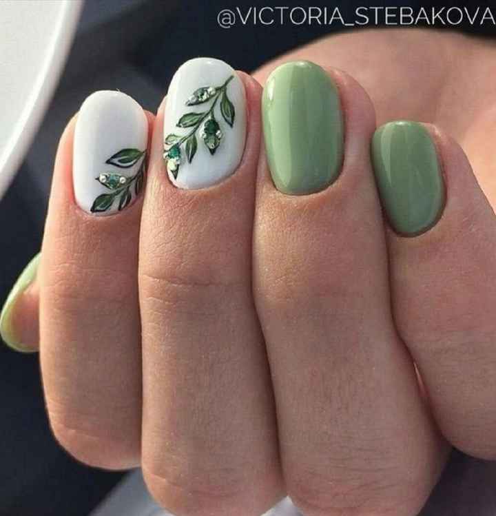 Nail art végétal - 12