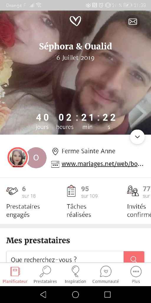 J-40 préparation de la mise en place - 1