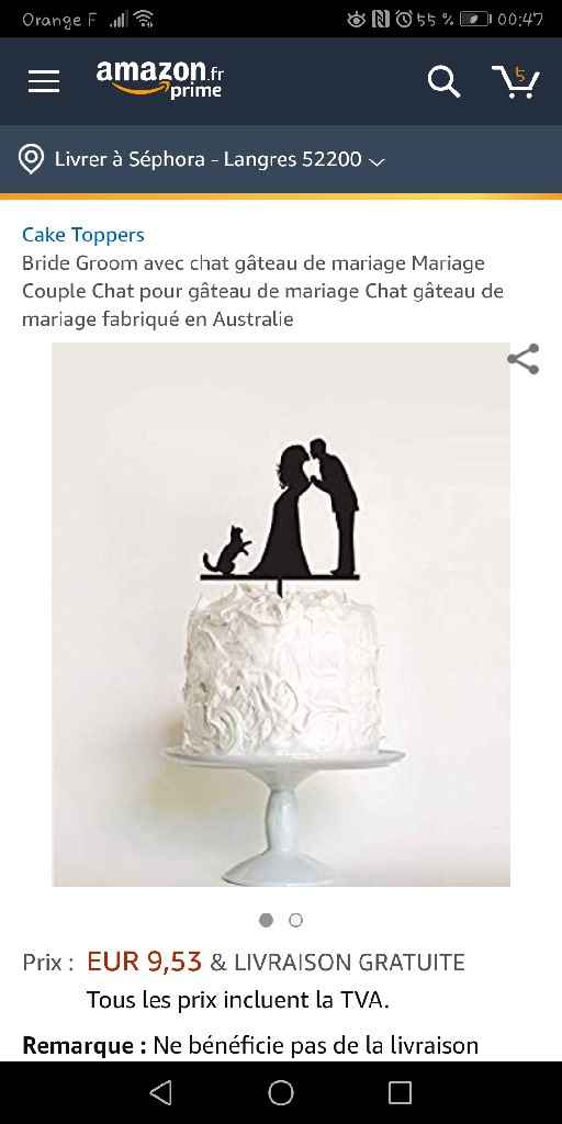 Cake topper - 1