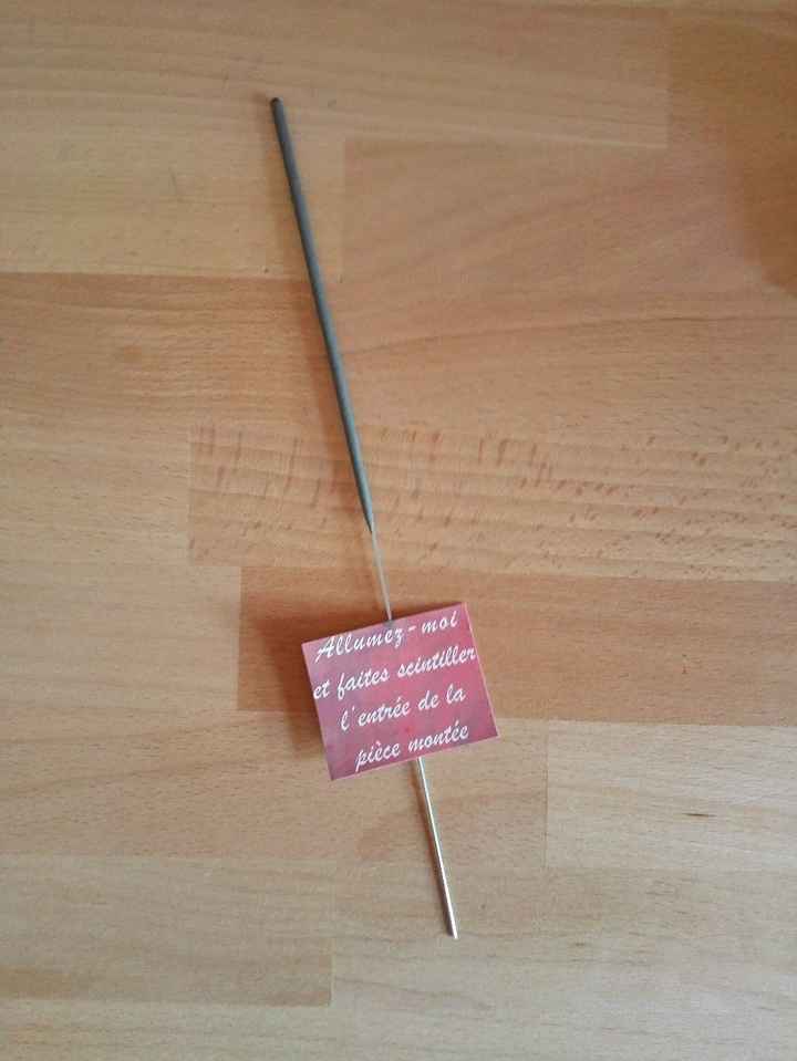  pour l'entrée de la pièce montée