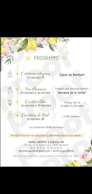 Finalisation de mes faire-part !!! 🤗💃 3