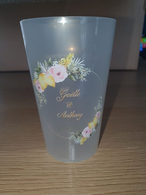 Réception de mes gobelets ! 2
