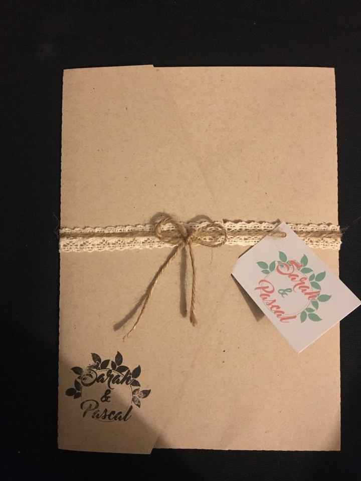 Faire-parts finis!! - 2