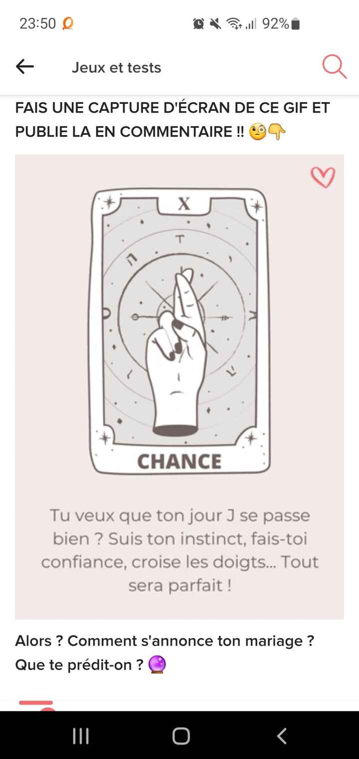 La chance te sourit 🔮😃 - 1