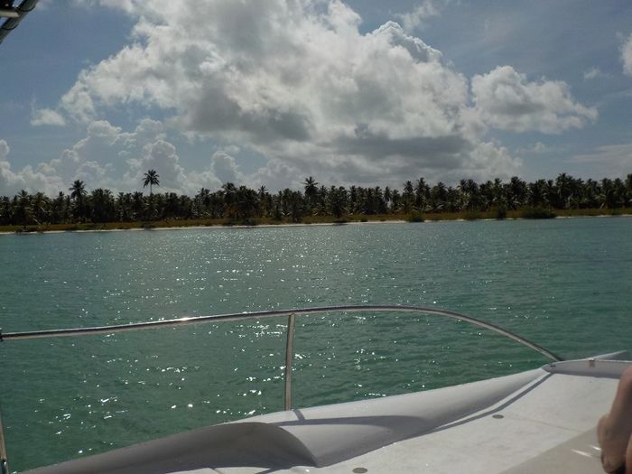 Découverte du paysage paradisiaque sur notre catamaran