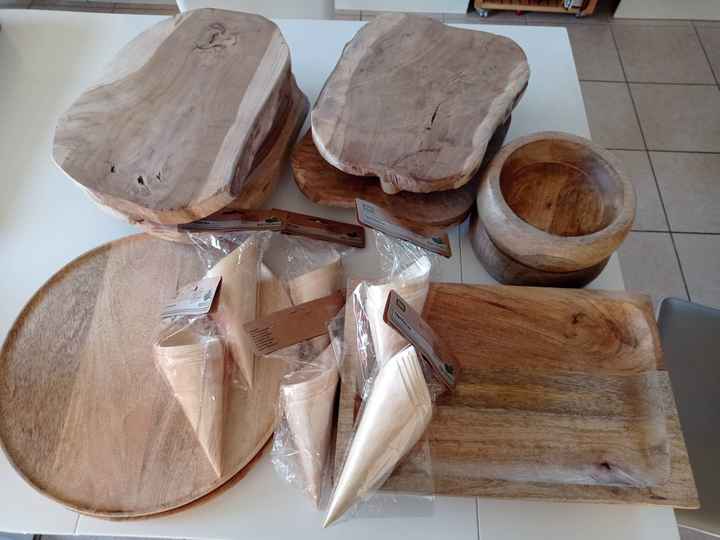 Brunch : plateaux en bois - 1