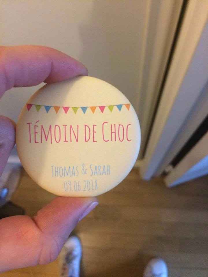 Petit miroir de poche pour témoins