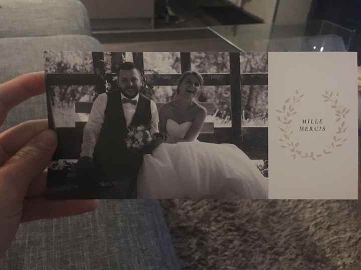 Carte de remerciements - 1