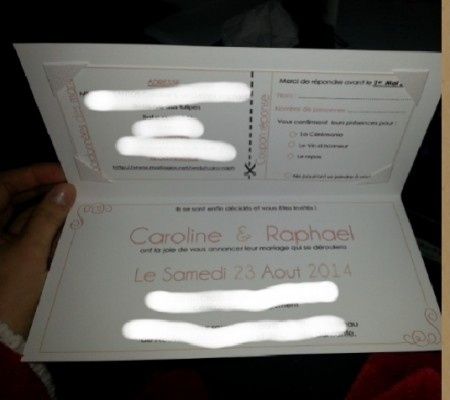 Photo de vos faire part!!!!! - 1