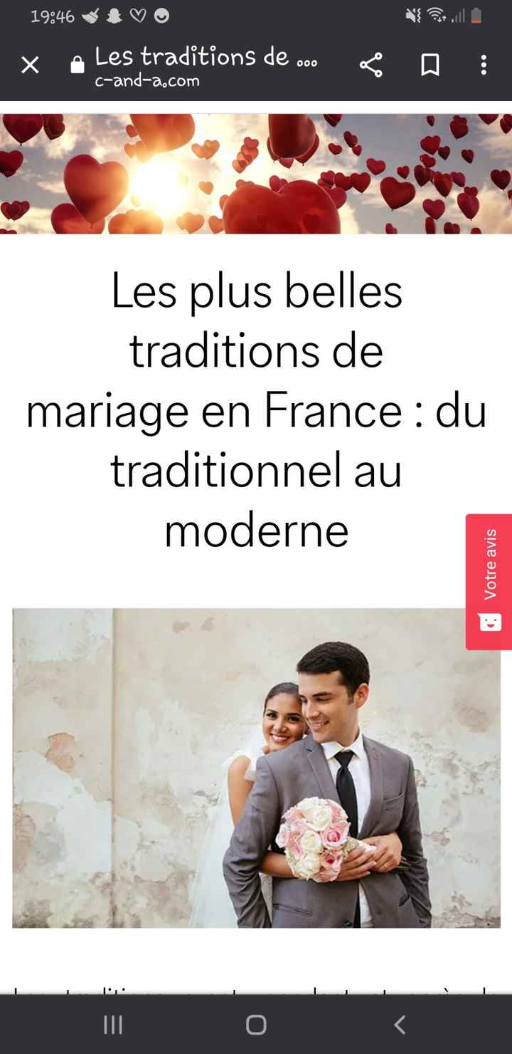 Mariage traditionnel - 1