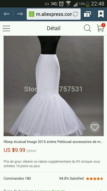 Jupon aliexpress reçu - 1
