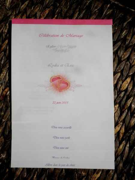 notre livret de messe