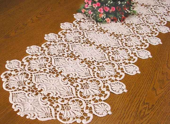 Centre de table en macramé classique