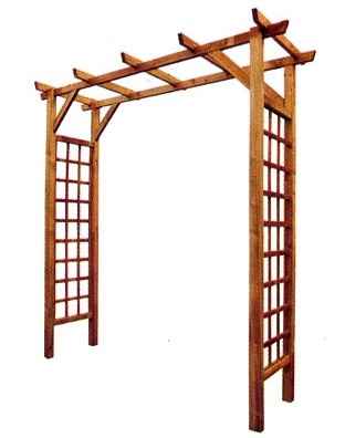 Pergola pour un coin livre d'or romantique