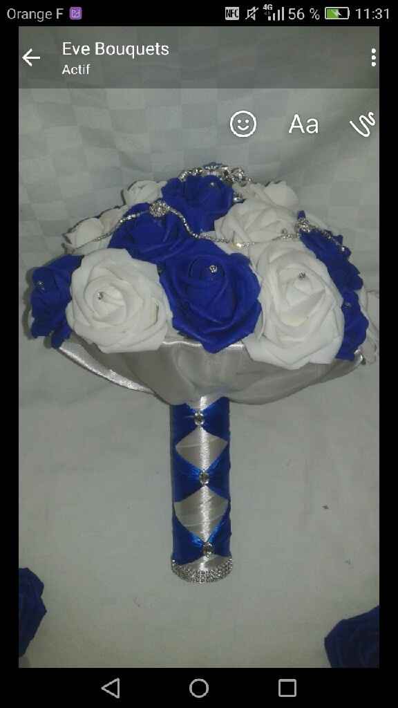  Bouquet,bracelets demoiselles d'honneur et boutonnière - 2