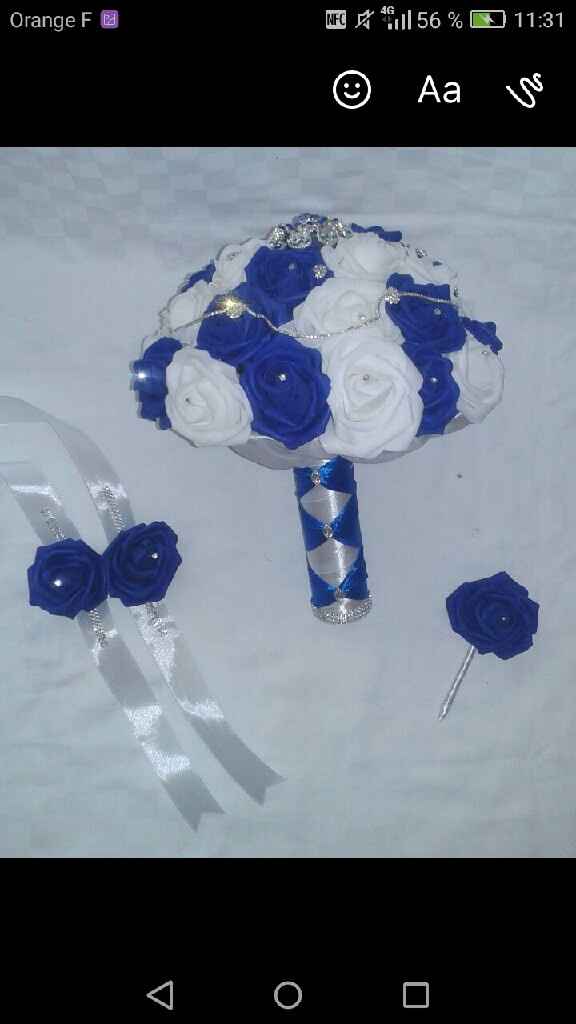  Bouquet,bracelets demoiselles d'honneur et boutonnière - 3