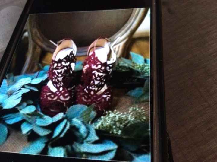 Mes chaussures Bourgogne introuvable