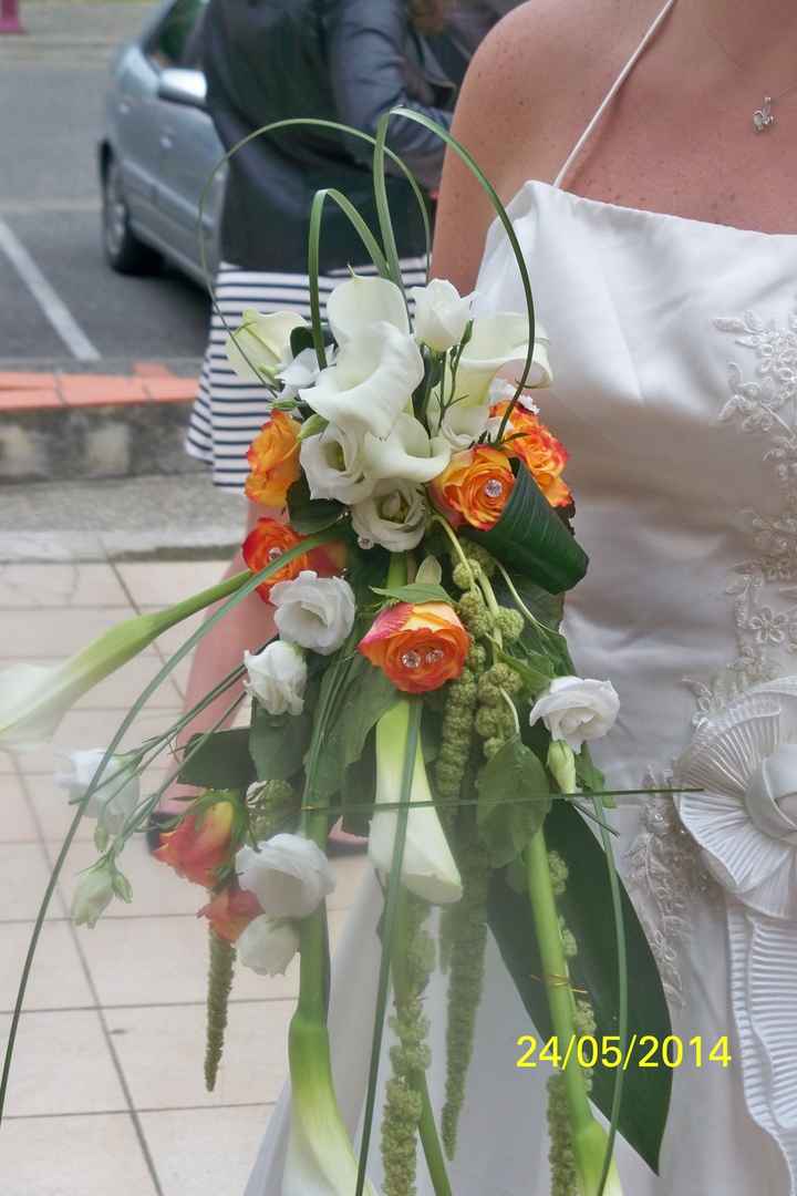 mon bouquet fait par Caro fleurs à Frouzins