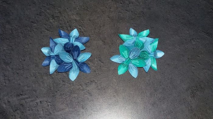Test fleurs origami - 1