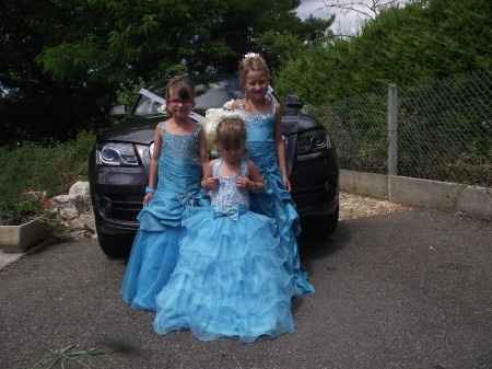 mes 3 petites demoiselles d'honeurs