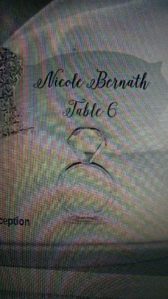 Aide pour porte nom - 1