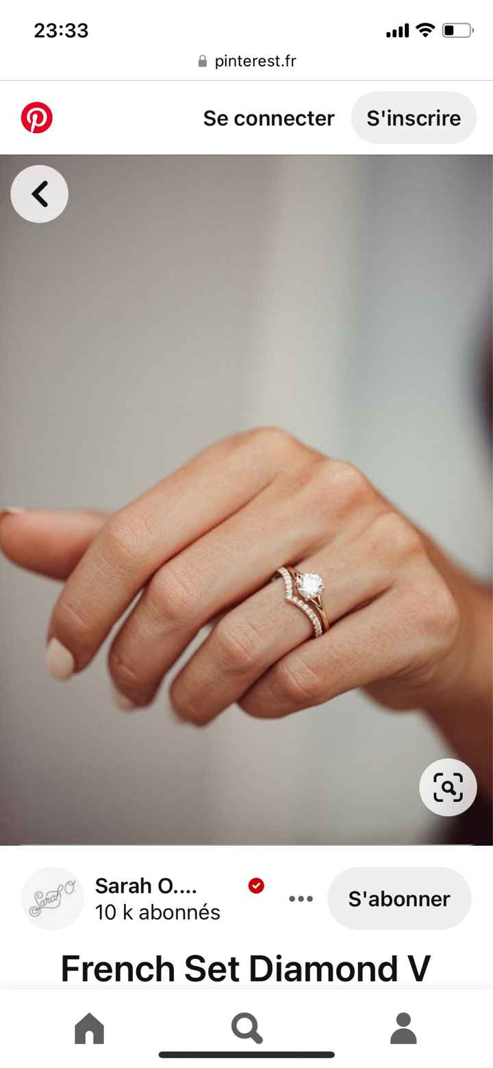 Alliances incurvées triangle - 1