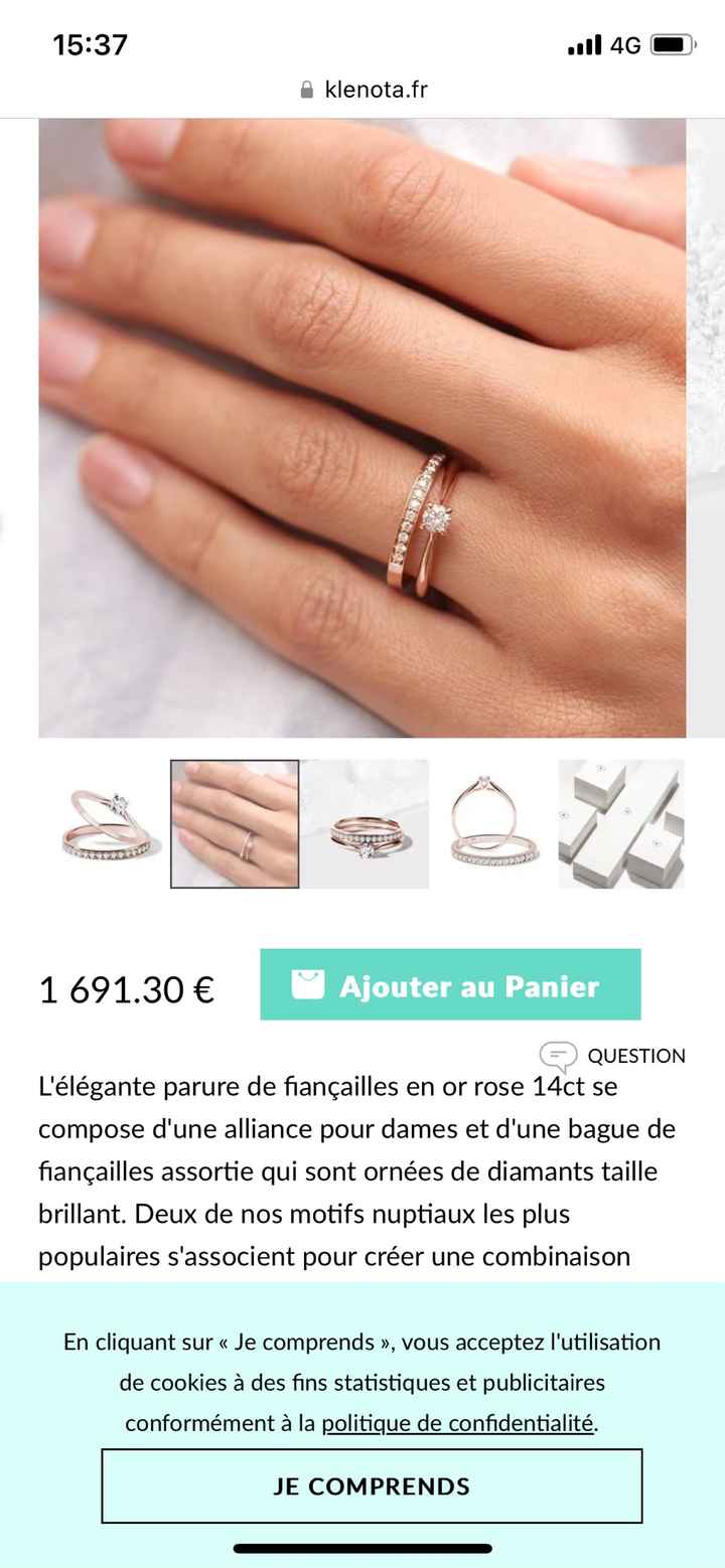 Alliances incurvées triangle - 3