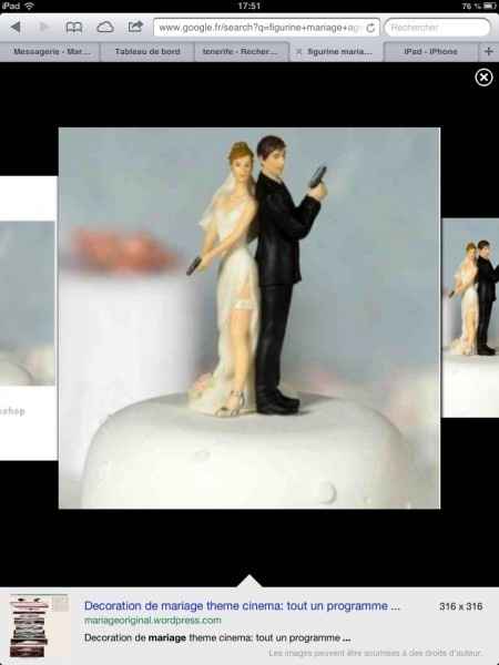 Figurine pièce montée