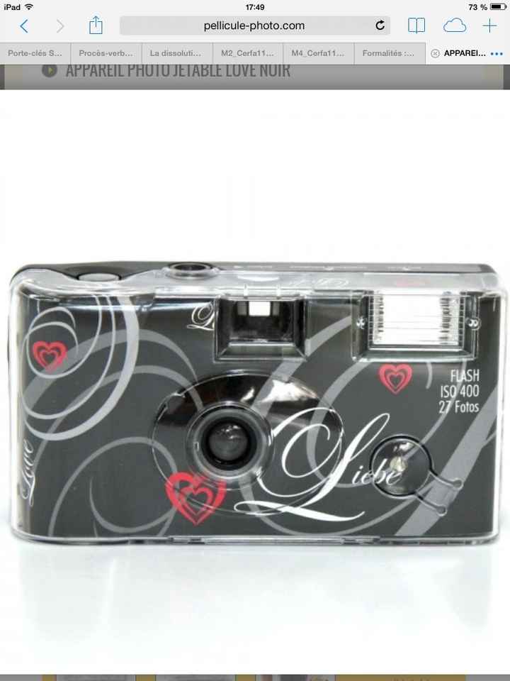 Appareil photo jetable