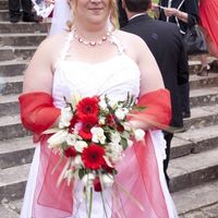 A la sortie de l'église