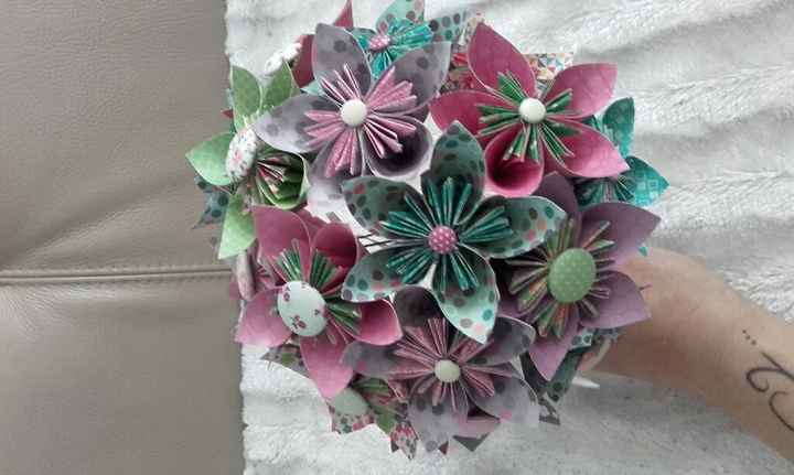 Bouquet origami-boutons - 3