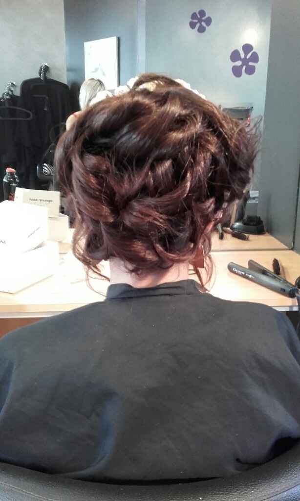 Dernier essai coiffure avant le jour j - 2
