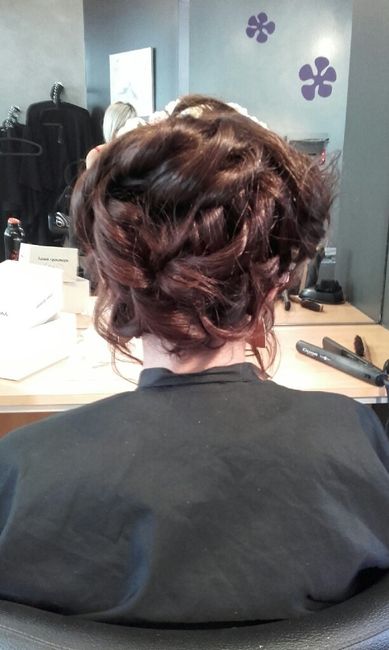 Dernier essai coiffure avant le jour j - 2
