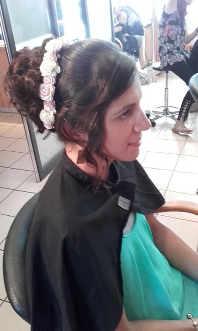 Dernier essai coiffure avant le jour j - 3